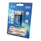 Bateria 9v Recarregável 500mah Com Cabo Tipo-c 