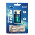 Bateria 9v Recarregável 500mah Com Cabo Tipo-c 