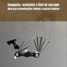 Kit Chave 12 Funções Extrator Bike Bicicleta Ciclismo Reparo