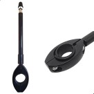 Antena Corta Pipa Moto Retrátil Anti Cerol Aço Inox Guidão