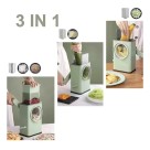 Ralador De Queijo Fatiador Legumes Cortador Vegetais Manual