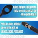 Antena Corta Pipa Moto Retrátil Anti Cerol Aço Inox Guidão