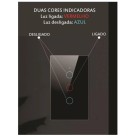 Interruptor Inteligente Wifi 4 Teclas Botoes Touch Alexa Google Branco