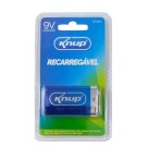 Bateria 9V 450mAh Recarregavel Knup KP-BT9V