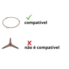 Prato Para Forno Microondas 24 cm / 240mm