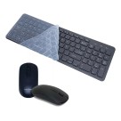 Kit Teclado E Mouse Sem Fio Wireless Bluetooth Slim 2.4 Ghz Mouse Preto