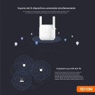Repetidor Wifi Xiaomi Range Extender N300 Cor Branco