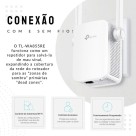Repetidor De Sinal Wi-fi N 300mb Tl-wa855re Cor Branco Tp-link