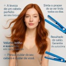Chapinha Prancha Alisa Cabelo Nano Titanium 450f Azul Bivolt