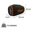 Caixa De Som Bluetooth A Prova D'água 15w Sm-33 Bass Boost 