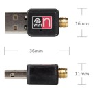 Adaptador Wifi Usb 2.0 802.11n Com Antena Sem Fio 1200 Mbps 