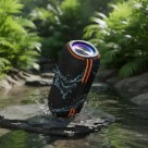 Caixa De Som Bluetooth A Prova D'água 60w Sm-07A Bass Boost