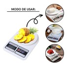 Balança de cozinha digital Pesa até 10kg branco