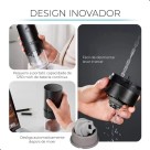 Moedor De Cafe Graos Eletrico Portatil Recarregavel Usb Inox Preto