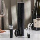 Abridor Vinho Saca Rolha Eletrico Recarregavel Usb Kit 4 Pçs