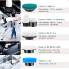 Escova Eletrica Limpa Tudo 7 Em 1 Multiuso Recarregável 360°