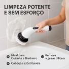 Escova Eletrica Limpa Tudo 7 Em 1 Multiuso Recarregável 360°