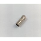 Conector Adaptador F Macho x Pino Europeu