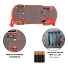 Carro Dropt Com Controle Remoto E Volante 3 Funcoes Amarelo