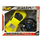 Carro Dropt Com Controle Remoto E Volante 3 Funcoes Amarelo