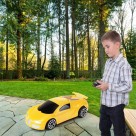 Carro Dropt Com Controle Remoto E Volante 3 Funcoes Amarelo