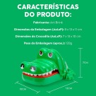 Brinquedo Jogo Crocodilo Morde Dedo Jacare Aperta Dente Kids