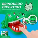 Brinquedo Jogo Crocodilo Morde Dedo Jacare Aperta Dente Kids