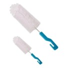 Kit Escova Mamadeira E Bico Higienização 2pcs Azul