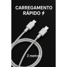Cabo Tipo-C para Tipo-C a’GOLD PRO 60W Turbo – 2 Metros