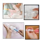 Kit Escova Mamadeira E Bico Higienização 2pcs Azul