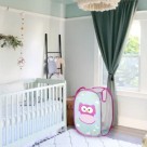 Cesto De Roupa Organizador Multiuso Tecido Dobrável Cachorro Telado