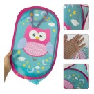 Cesto De Roupa Organizador Multiuso Tecido Dobrável Coruja Telado