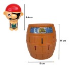 Brinquedo Jogo Barril Pula Pirata Criança Infantil Divertido