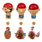 Brinquedo Jogo Barril Pula Pirata Criança Infantil Divertido