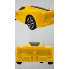 Carro Dropt Com Controle Remoto E Volante 3 Funcoes Amarelo
