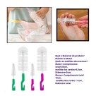 Kit Escova Mamadeira E Bico Higienização Copo Bico 2pcs Rosa