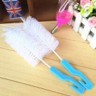 Kit Escova Mamadeira E Bico Higienização Copo Bico 2pcs Rosa