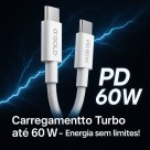 Cabo Tipo-C para Tipo-C a’GOLD PRO 60W Turbo – 2 Metros