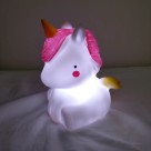 Abajur Luminária led Infantil Unicórnio 12cm Decoração