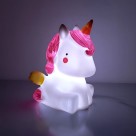 Abajur Luminária led Infantil Unicórnio 12cm Decoração