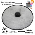 Tampa Protetora para Frituras Tamanho 29cm Panela Telada Frigideira