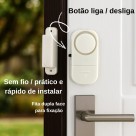 Alarme Sonoro para Portas e Janelas Sem Fio 